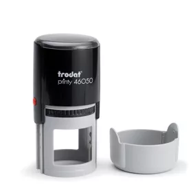   Bélyegzőház Trodat 46050 fekete, párna nélkül kör lenyomattal 50 mm