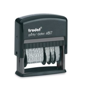 Dátum+fix szöveg bélyegző Trodat 4817 12 szó Dátum+fix szöveg bélyegző Trodat 4817 12 szó