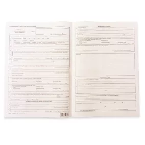   Jegyzőkönyv haláleset bejelentéséről 2 lapos garnitúra A/3 fekvő