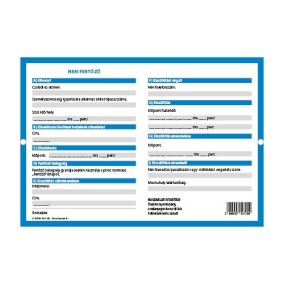 Lábcédula fóliázott A/6 nem fertőző Lábcédula fóliázott A/6 nem fertőző