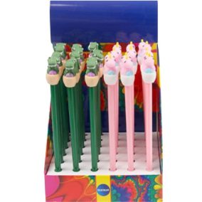Golyóstoll Centrum Baby Dínó 0,7 mm kék vegyes eldobható   Golyóstoll Centrum Baby Dínó 0,7 mm kék vegyes eldobható