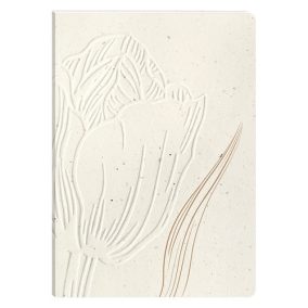Jegyzetfüzet Clairefontaine Tulip paper, A/6, 10,5x14,8cm, 64 lapos, sima   Jegyzetfüzet Clairefontaine Tulip paper, A/6, 10,5x14,8cm, 64 lapos, sima