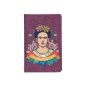   Jegyzetfüzet Clairefontaine Frida Kahlo 7,5x12 cm, 24 lapos, sima, vegyes minta