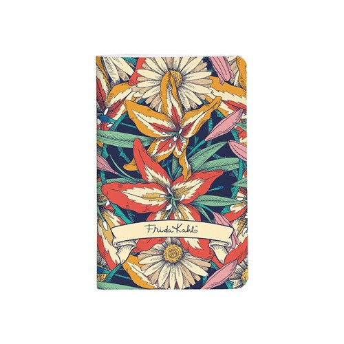 Jegyzetfüzet Clairefontaine Frida Kahlo 7,5x12 cm, 24 lapos, sima, vegyes minta