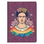   Jegyzetfüzet Clairefontaine Frida Kahlo, A/5, 14,8x21 cm, 32 lapos, vonalas, vegyes minta