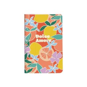 Jegyzetfüzet Clairefontaine Dolce Amore 7,5x12 cm, 24 lapos, sima, vegyes minta   Jegyzetfüzet Clairefontaine Dolce Amore 7,5x12 cm, 24 lapos, sima, vegyes minta