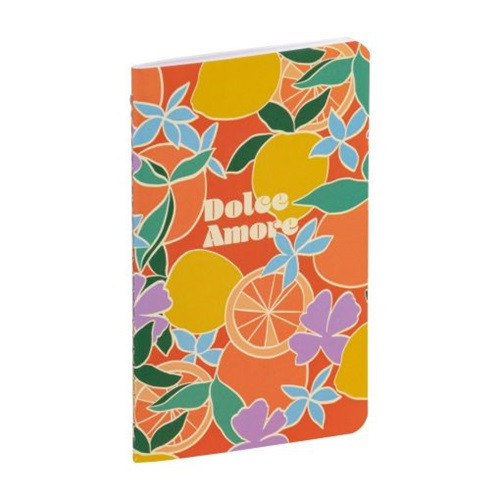Jegyzetfüzet Clairefontaine Dolce Amore 7,5x12 cm, 24 lapos, sima, vegyes minta