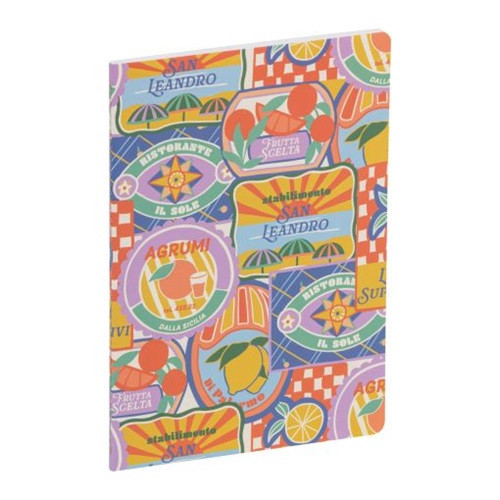 Jegyzetfüzet Clairefontaine Dolce Amore, A/5, 14,8x21 cm, 32 lapos, vonalas, vegyes minta