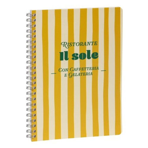 Jegyzetfüzet Clairefontaine Dolce Amore A/5, spirálos, 74 lapos, vonalas, vegyes minta
