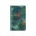 Jegyzetfüzet Clairefontaine Gaia kék 7,5x12 cm, 24 lapos, vonalas, vegyes minta
