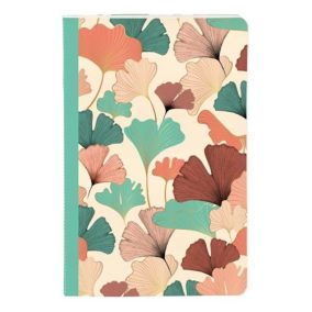 Jegyzetfüzet Clairefontaine Gaia bézs 11x17 cm, 48 lapos, vonalas, vegyes minta   Jegyzetfüzet Clairefontaine Gaia bézs 11x17 cm, 48 lapos, vonalas, vegyes minta