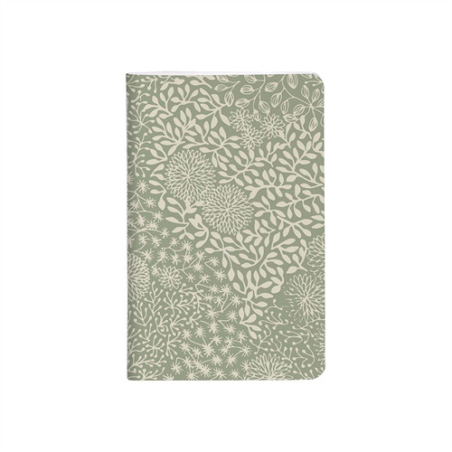 Jegyzetfüzet Clairefontaine Jardin des Sens 7,5x12 cm, 24 lapos, sima, vegyes minta