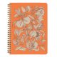 Jegyzetfüzet Clairefontaine Jardin des Sens A/5, spirálos, 74 lapos, vonalas, vegyes minta