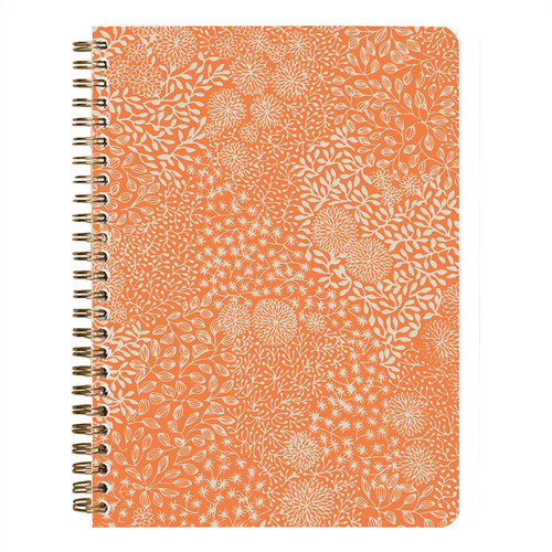 Jegyzetfüzet Clairefontaine Jardin des Sens A/5, spirálos, 74 lapos, vonalas, vegyes minta