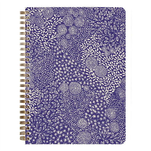 Jegyzetfüzet Clairefontaine Jardin des Sens A/5, spirálos, 74 lapos, vonalas, vegyes minta