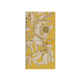   Jegyzetfüzet Clairefontaine Jardin des Sens 9x18 cm, 40 lapos, sima, vegyes minta