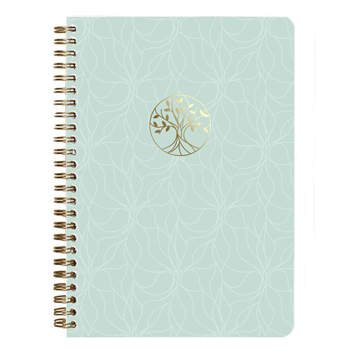 Tervező Clairefontaine Inspire, napi,  A/5, spirálos, 74 lapos, vegyes minta