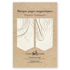 Mágneses könyvjelző Clairefontaine Tulip Paper, 10,5x15,5cm   Mágneses könyvjelző Clairefontaine Tulip Paper, 10,5x15,5cm