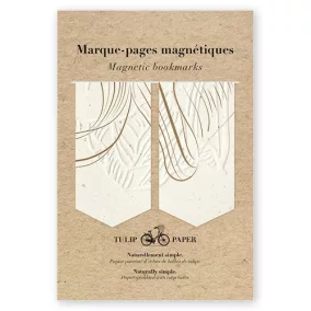   Mágneses könyvjelző Clairefontaine Tulip Paper, 10,5x15,5cm