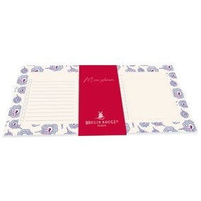   Asztali tervező Clairefontaine Moulin Rouge 24x12cm, 50 lapos