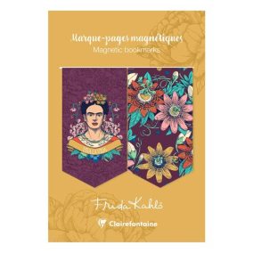 Mágneses könyvjelző Clairefontaine Frida Kahlo, 10,5x15,5 cm   Mágneses könyvjelző Clairefontaine Frida Kahlo, 10,5x15,5 cm