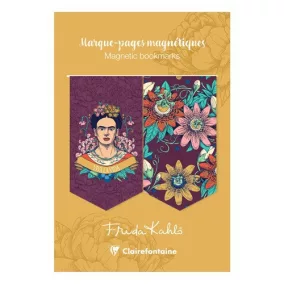   Mágneses könyvjelző Clairefontaine Frida Kahlo, 10,5x15,5 cm