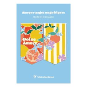 Mágneses könyvjelző Clairefontaine Dolce Amore, 10,5x15,5 cm   Mágneses könyvjelző Clairefontaine Dolce Amore, 10,5x15,5 cm
