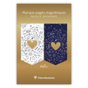 Mágneses könyvjelző Clairefontaine Adolie, 10,5x15,5cm Mágneses könyvjelző Clairefontaine Adolie, 10,5x15,5cm
