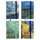Jegyzetfüzet Centrum A/7 80 lapos vonalas kemény fedeles Van Gogh