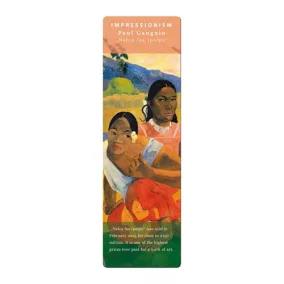   Könyvjelző Fridolin Impresszionizmus, 'Gauguin/Mikor házasodsz meg?'