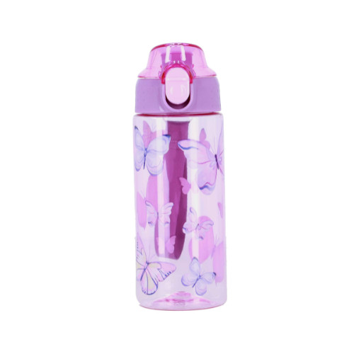 Kulacs Bottle&More 500 ml pillangó, lila