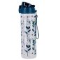 Kulacs Bottle&More 700 ml kék virág, átlátszó