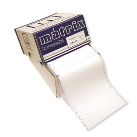   Leporelló MATRIX 158x12 coll 2 példányos 6 collonként perforált 1800 garn./doboz