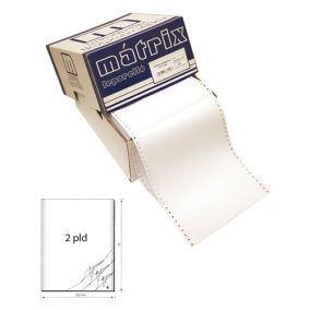 Leporelló MATRIX 240x12 col 2 példányos lapszámozott 900 garn./doboz   Leporelló MATRIX 240x12 col 2 példányos lapszámozott 900 garn./doboz