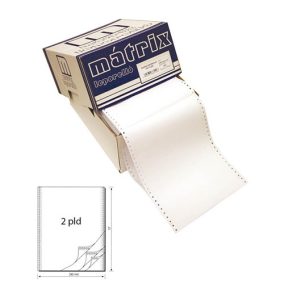   Leporelló MATRIX 240x12 coll 2 példányos 4 collonként perforált 900 garn./doboz
