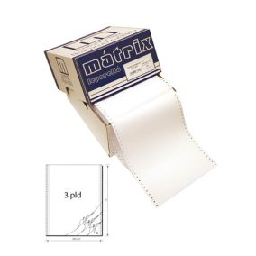   Leporelló MATRIX 240x12 col 3 példányos lapszámozott 600 garn./doboz