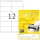 Etikett címke Topstick 105x48 mm szegéllyel 100 ív 1200 db/doboz