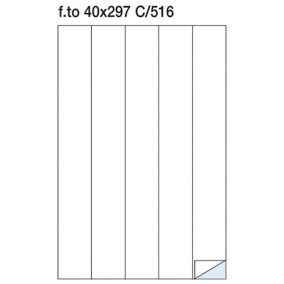 Etikett címke Pátria 40x297 mm szegély nélküli Etikett címke Pátria 40x297 mm szegély nélküli