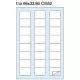 Etikett címke Pátria 66x33.86 mm szegéllyel