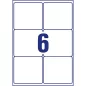   Etikett címke Avery 99,1x93,1 mm nagyfedőképességű fehér