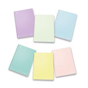 Füzet Pigna Monocromo Pastel A/4 tűzött 42 lapos kockás