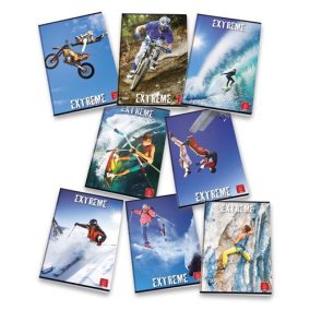 Füzet Pigna Extreme A/5 tűzött 42 lapos kockás Füzet Pigna Extreme A/5 tűzött 42 lapos kockás