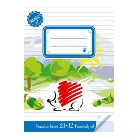   Füzet Ico Süni kisalakú bekötött sulikész vonalas 21-32 4.osztályos