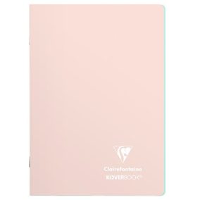 Füzet Clairefontaine Koverbook Blush A/5 48 lapos PP borítású vonalas púderrózsaszín   Füzet Clairefontaine Koverbook Blush A/5 48 lapos PP borítású vonalas púderrózsaszín