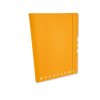 Füzet Pigna Monocromo Dual Block A/4 gumis mappával vonalas és kockás 2 x 40 lapos