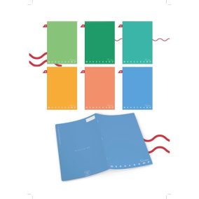 Füzet Pigna Monocromo Green A/4 tűzött 42 lapos kockás Füzet Pigna Monocromo Green A/4 tűzött 42 lapos kockás