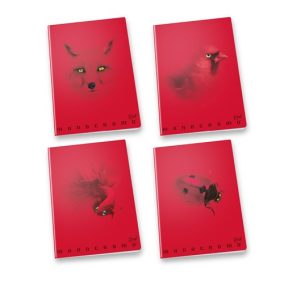 Füzet Pigna Monocromo Red A/4 tűzött 38 lapos vonalas Füzet Pigna Monocromo Red A/4 tűzött 38 lapos vonalas