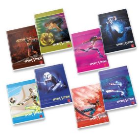 Füzet Pigna Sport Action A/4 tűzött 50 lapos kockás Füzet Pigna Sport Action A/4 tűzött 50 lapos kockás