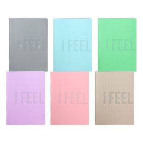 Füzet  Play "feel colors" A/4 tűzött 80 lapos kockás   Füzet  Play "feel colors" A/4 tűzött 80 lapos kockás