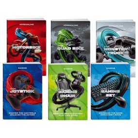 Füzet Play Game A/4 tűzött 50 lapos kockás